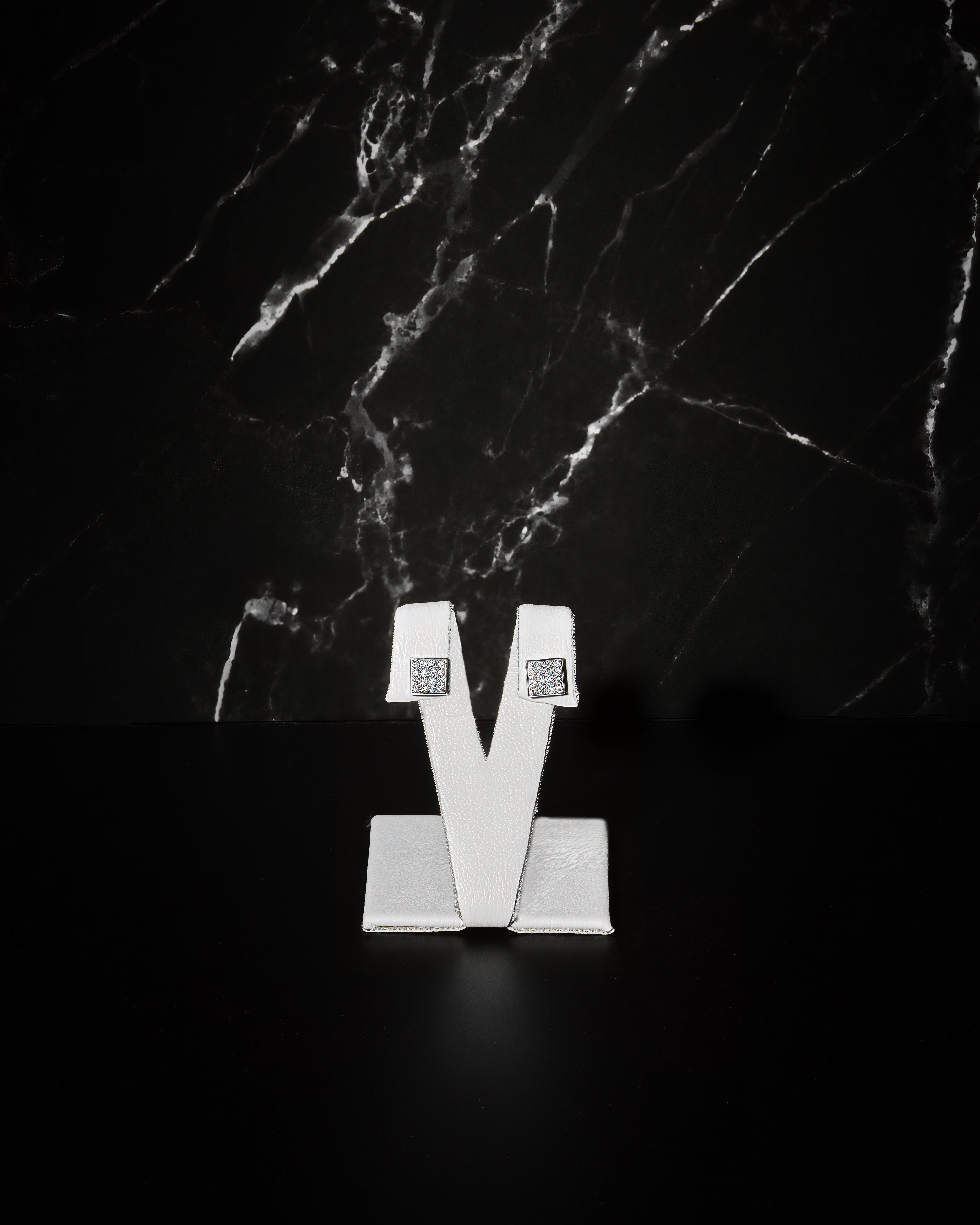 Orecchini Quadro Glitter