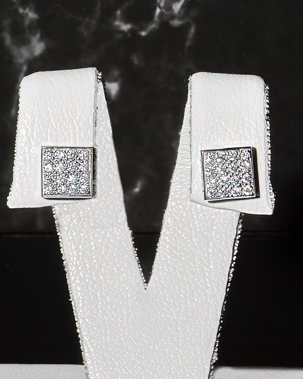 Orecchini Quadro Glitter